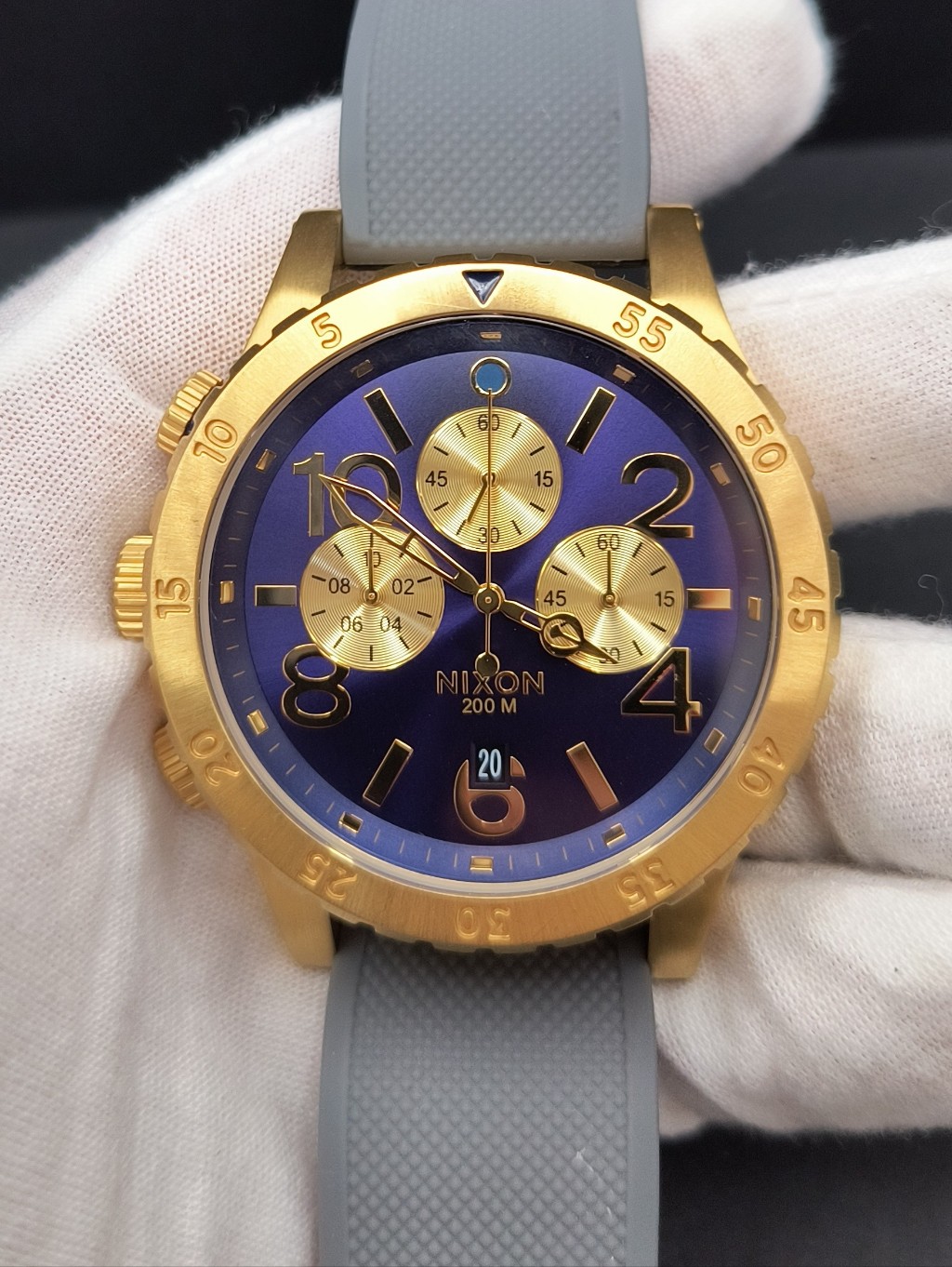 Nixon The 48-20 Gold/ Blue Sunray